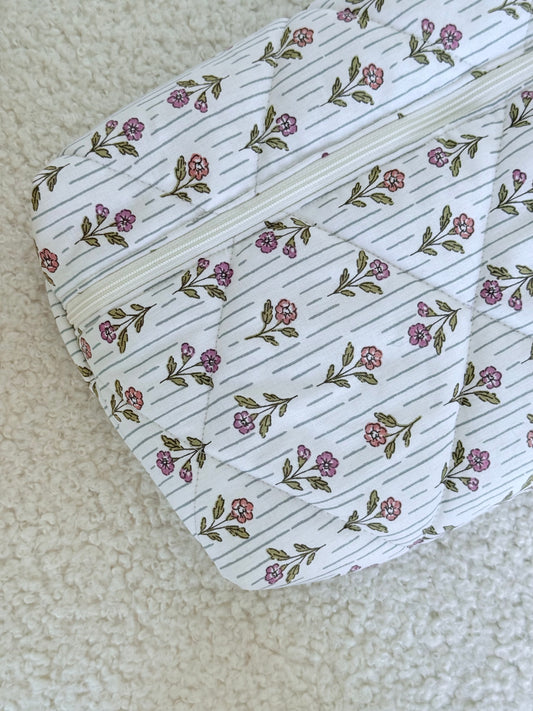 Pochette livre broché - fleurie Léonie