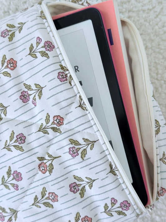 Pochette livre de poche - fleurie Léonie - Compatible Kindle