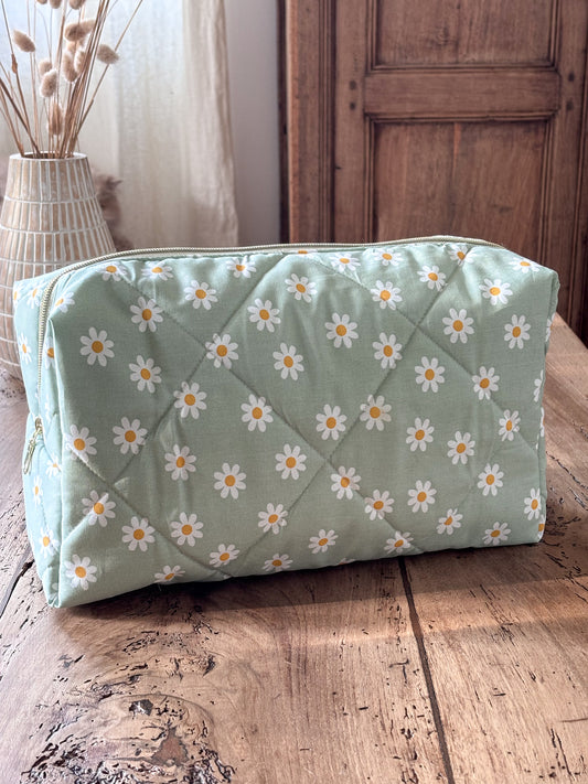 Quilted Pouch for Dyson Airwrap and Shark FlexStyle – Light Pink Gingham
