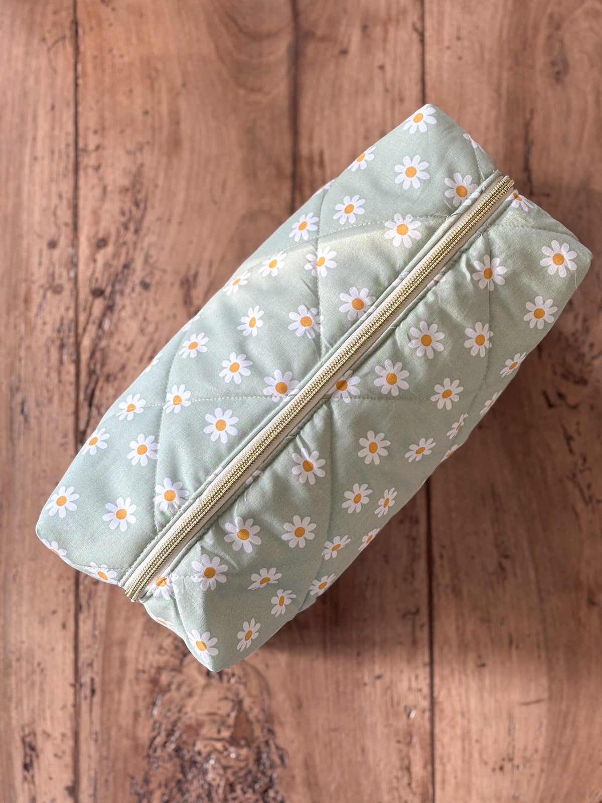 Quilted Pouch for Dyson Airwrap and Shark FlexStyle – Light Pink Gingham