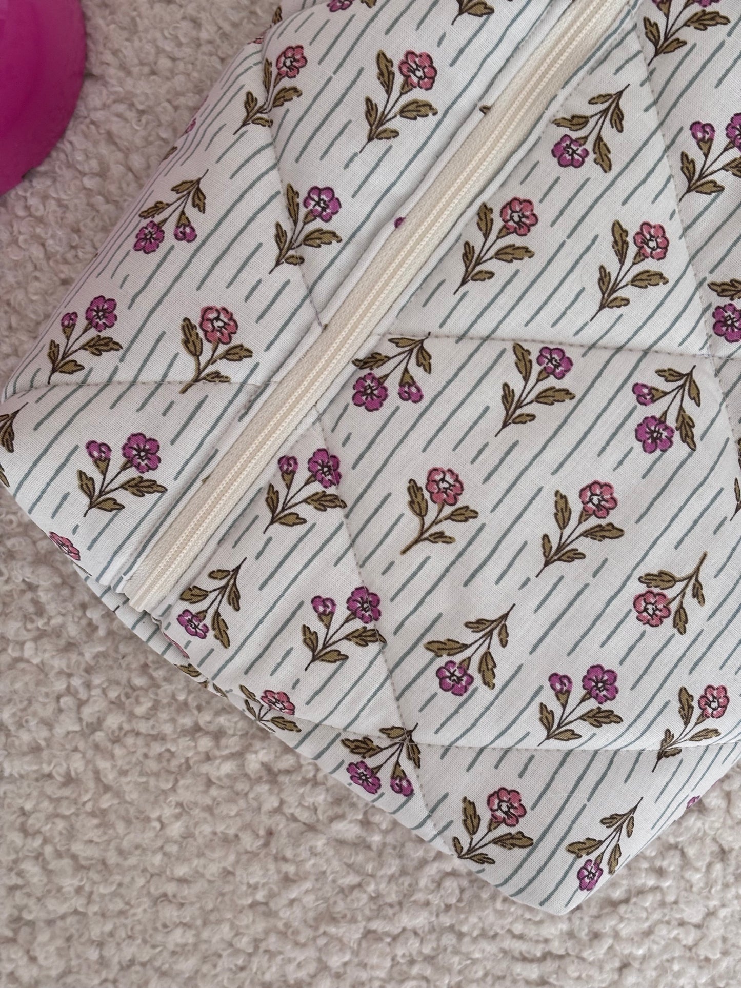Pochette livre broché Léonie – fleurie