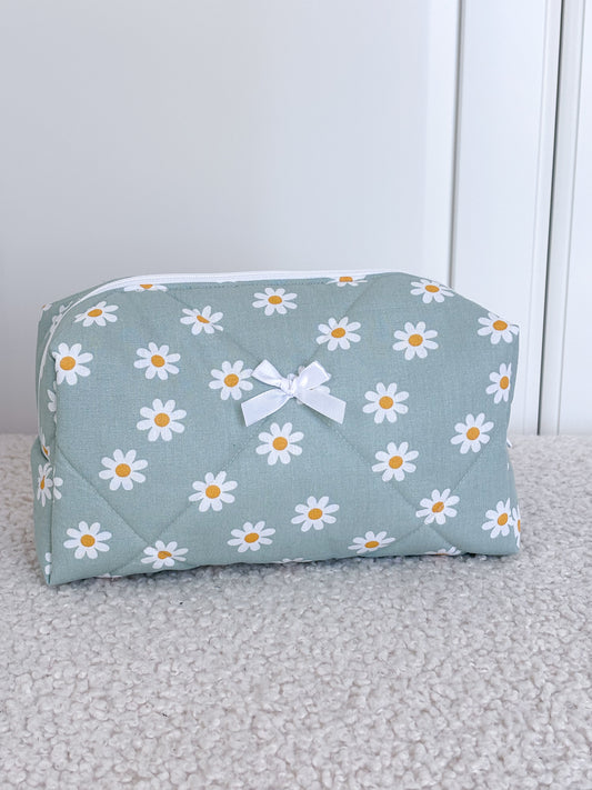 Trousse beauté matelassée fleurie – Suzanne